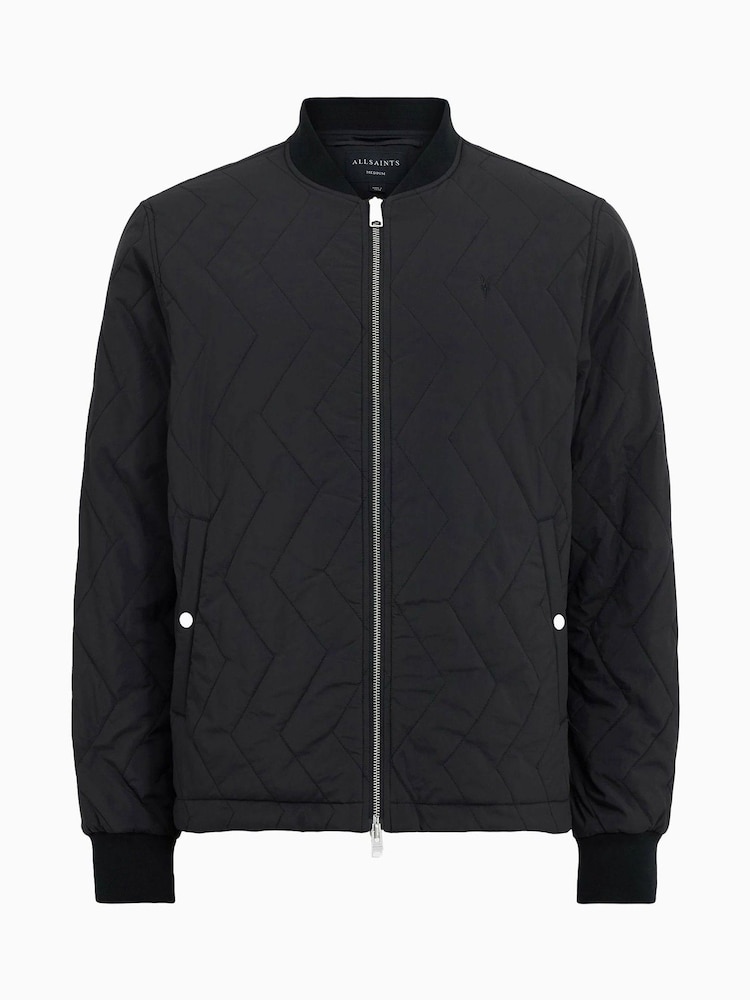 AllSaints Black Tyk Jacket - Image 9 of 9