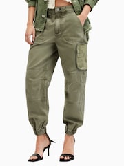 AllSaints Green Florence Joggers - Image 2 of 8