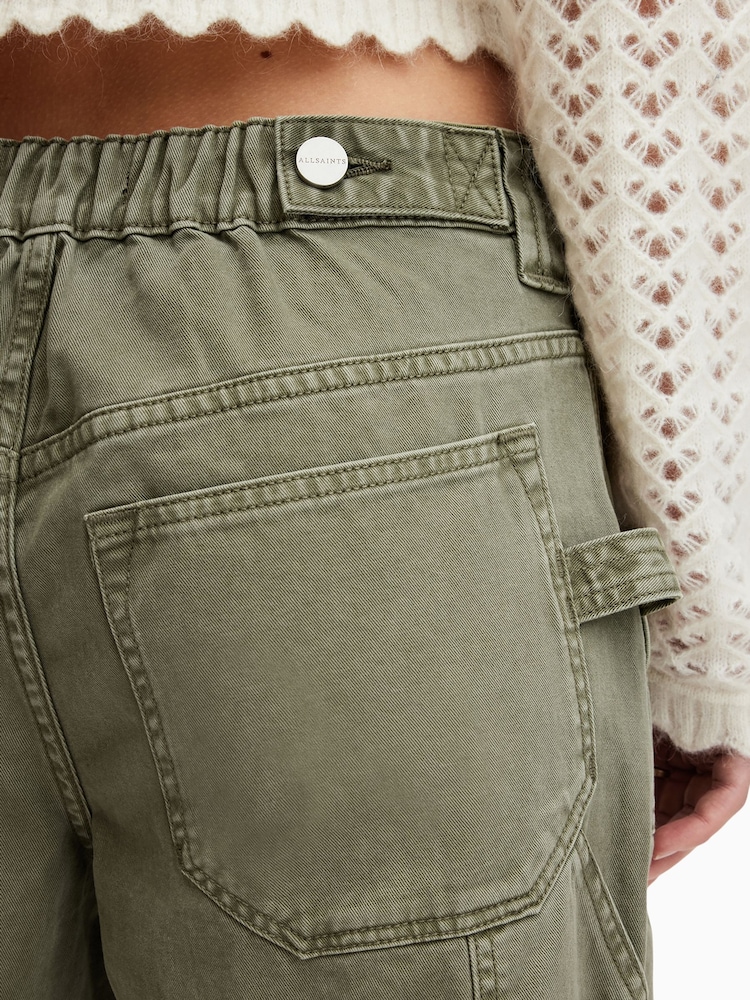AllSaints Green Florence Joggers - Image 6 of 8
