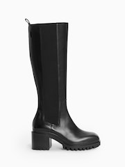 AllSaints Black Natalia Boots - Image 1 of 6