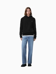 AllSaints Black Raven Hoodie - Image 4 of 7