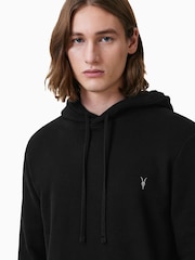 AllSaints Black Raven Hoodie - Image 5 of 7