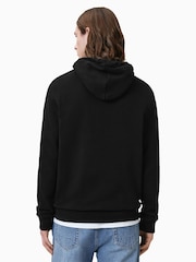 AllSaints Black Raven Hoodie - Image 6 of 7
