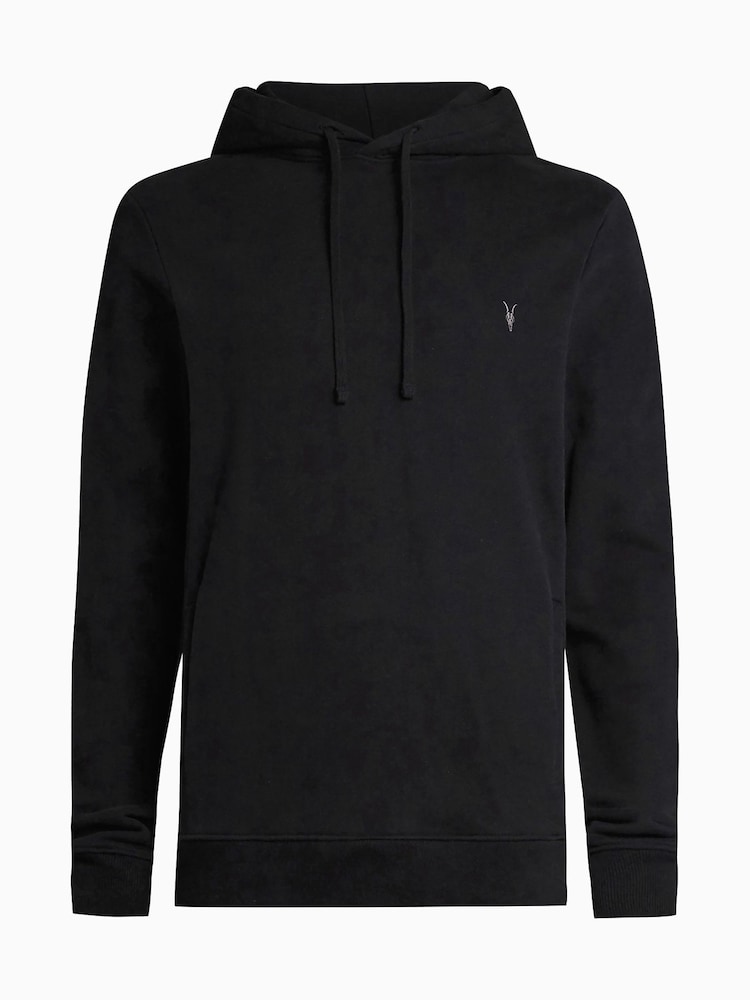 AllSaints Black Raven Hoodie - Image 7 of 7