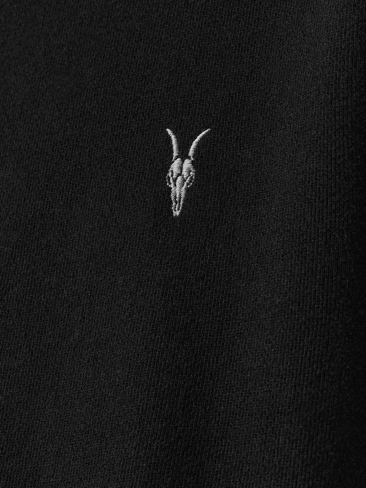 AllSaints Raven Pulôver Preto Slim Fit Hoody - Imagem 8 de 8