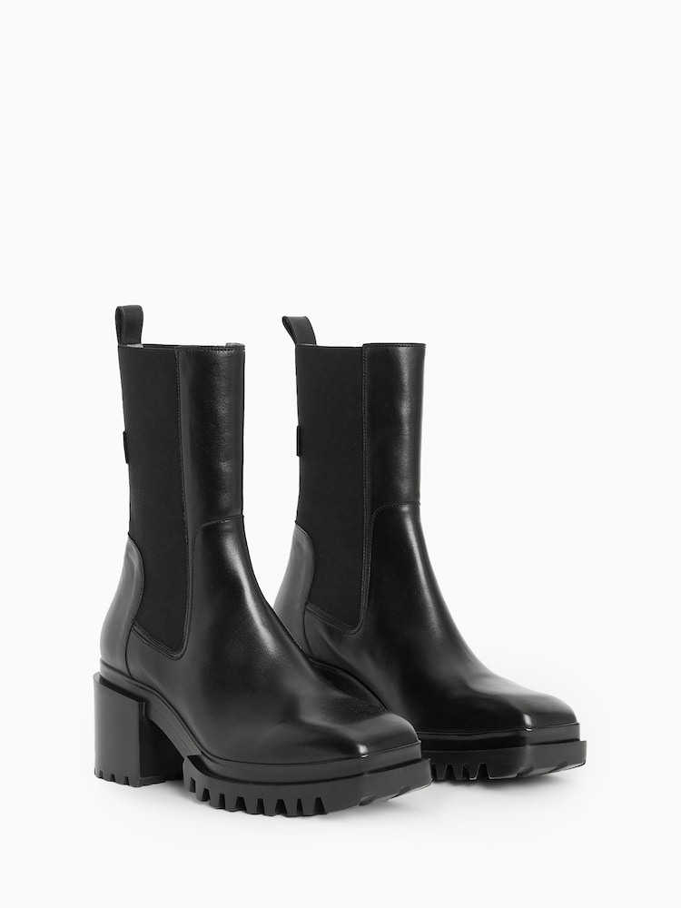 AllSaints Black Skarlet Boots - Image 2 of 6 AllSaints Black Skarlet Boots - Image 2 of 6