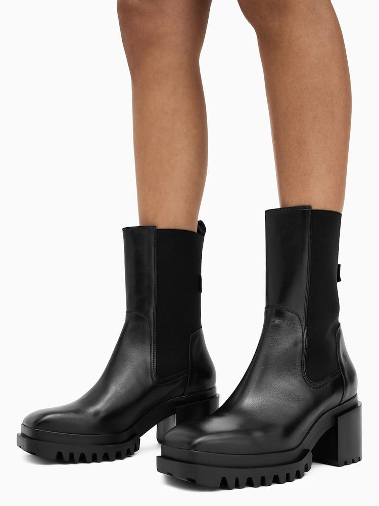 AllSaints Black Skarlet Boots - Image 6 of 6 AllSaints Black Skarlet Boots - Image 6 of 6