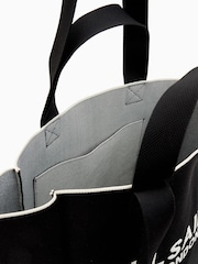 AllSaints Black Izzy E/W Tote Bag - Image 3 of 6
