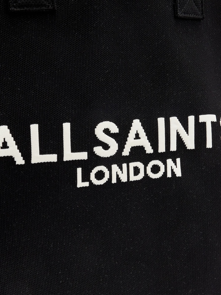 AllSaints Black Izzy E/W Tote Bag - Image 5 of 6