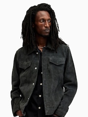 AllSaints Black Hopper Jacket - Image 1 of 9