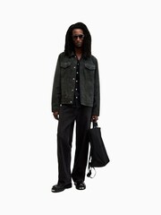 AllSaints Black Hopper Jacket - Image 6 of 9