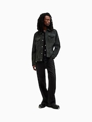 AllSaints Black Hopper Jacket - Image 7 of 9