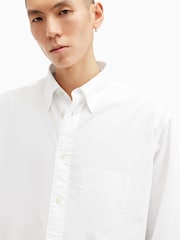 AllSaints White Sutta Longsleeve Shirt - Image 2 of 9