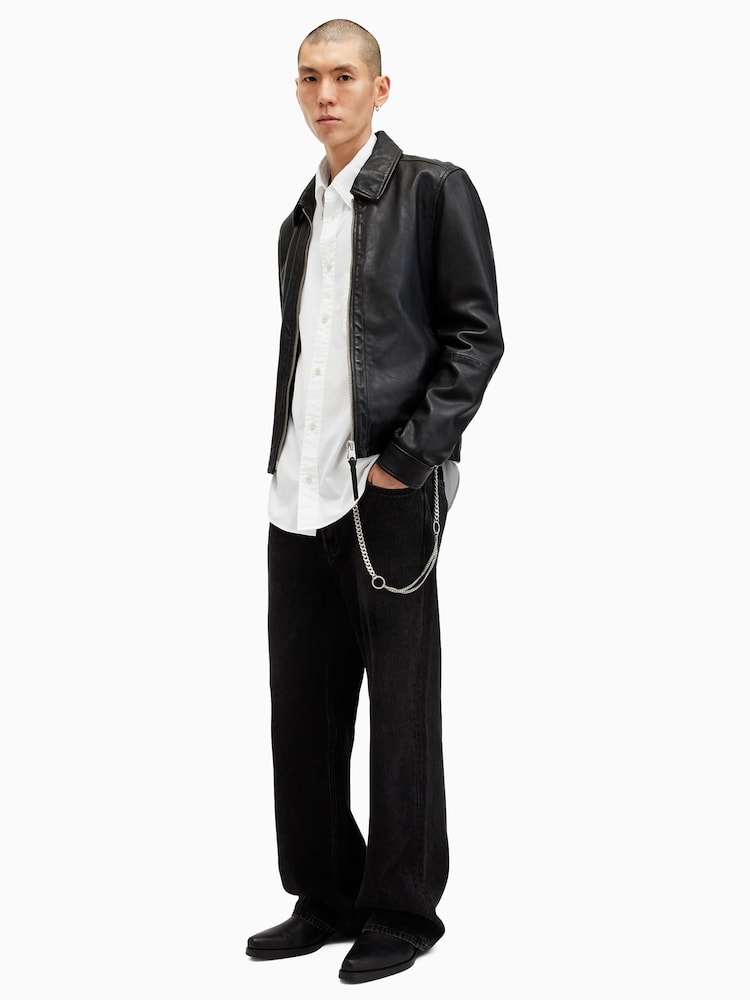 AllSaints White Sutta Longsleeve Shirt - Image 7 of 9