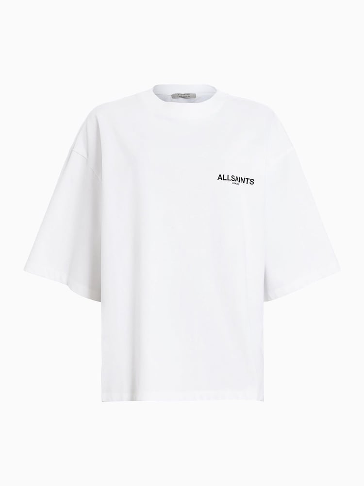 AllSaints White Guardian Amelie T-Shirt - Image 6 of 6 AllSaints White Guardian Amelie T-Shirt - Image 6 of 6