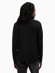 črna - Allsaints Odprta jopica Mode Merino - Slika 5 iz 6