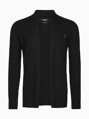 črna - Allsaints Odprta jopica Mode Merino - Slika 6 iz 6