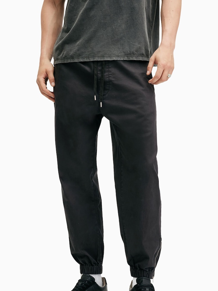AllSaints Black Taint Trousers - Image 1 of 9 AllSaints Black Taint Trousers - Image 1 of 9