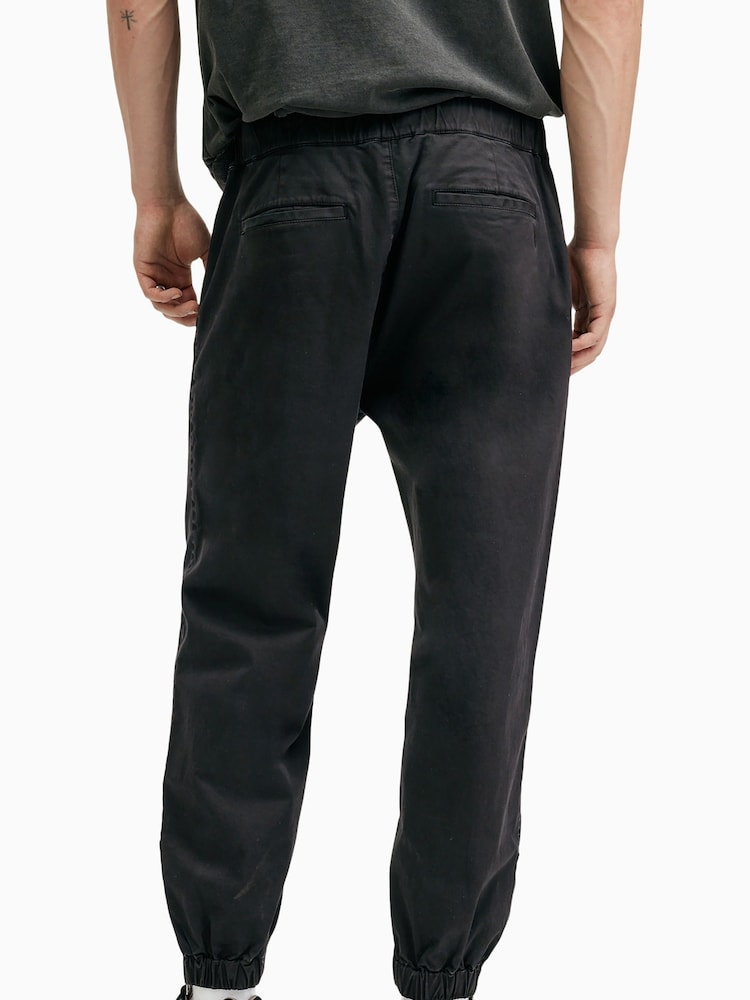 AllSaints Black Taint Trousers - Image 4 of 9