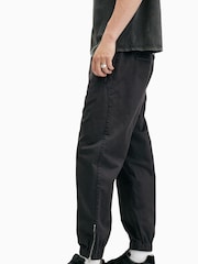 AllSaints Black Taint Trousers - Image 6 of 9