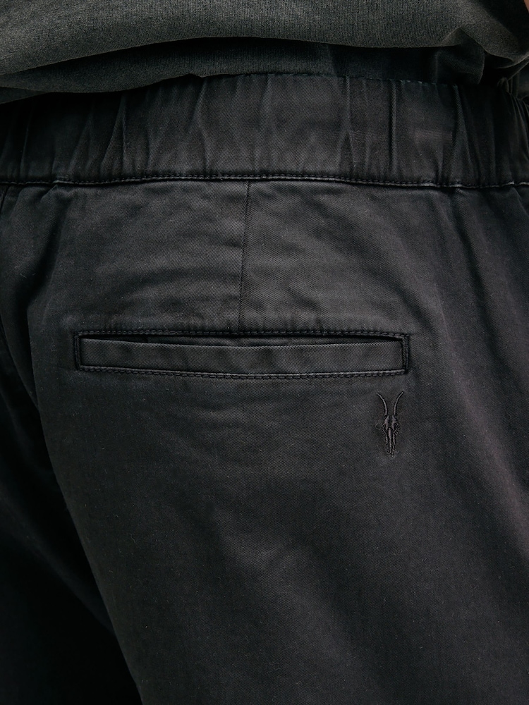 AllSaints Black Taint Trousers - Image 9 of 9