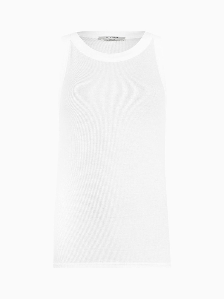 AllSaints White Rina Tank - Image 8 of 8