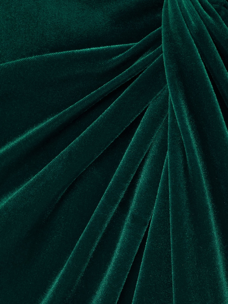 Adrianna Papell Velvet Tuxedo Dress - Image 7 of 7