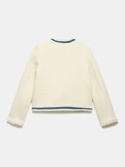 Mint Velvet Cream Wool Boucle Jacket - Image 4 of 4