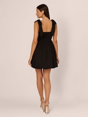 Adrianna Papell Bubble-Kleid mit Schulterbindung, 100% Baumwolle, Schwarz - Bild 2 von 6