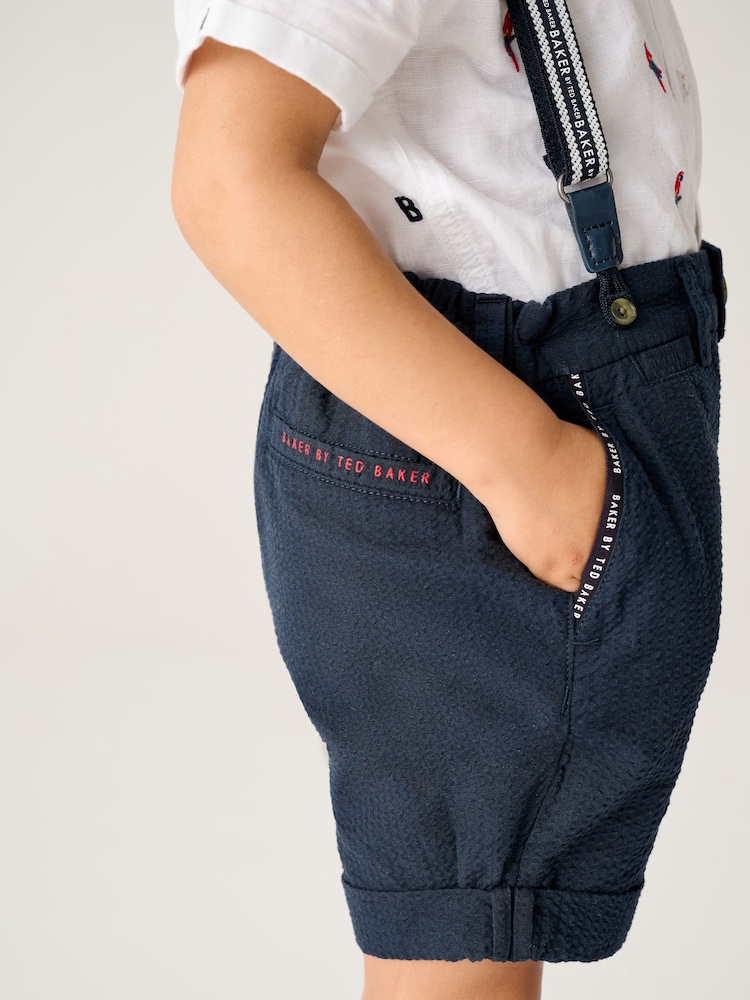 Baker by Ted Baker 3 Piece Shirt, Shorts and Braces Set - Image 4 of 11