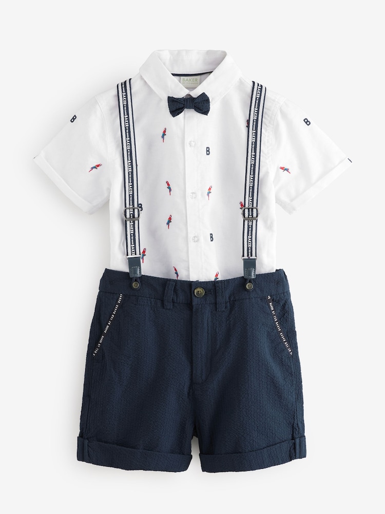 Baker by Ted Baker 3 Piece Shirt, Shorts and Braces Set - Image 5 of 11