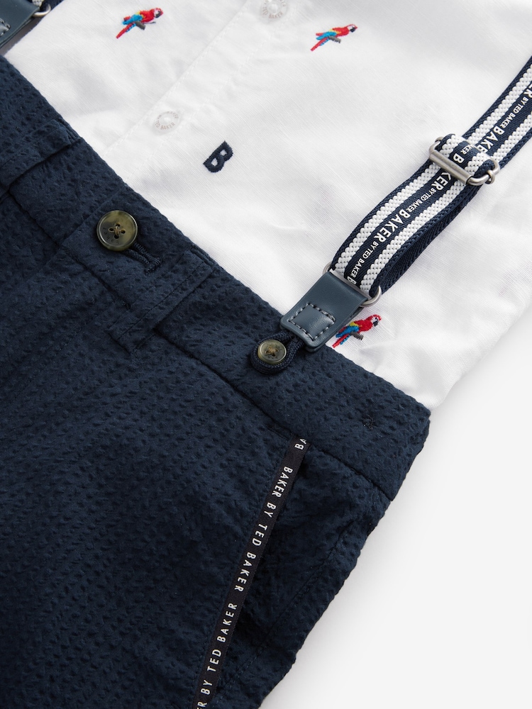 Baker by Ted Baker 3 Piece Shirt, Shorts and Braces Set - Image 8 of 11