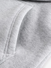 Lacoste Cotton Fleece Hoodie with Pocket - Image 5 of 6