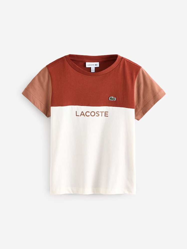 Lacoste Jersey Colorblock T-Shirt - Image 2 of 5 Lacoste Jersey Colorblock T-Shirt - Image 2 of 5