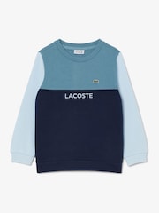 Lacoste Brushed Fleece Colorblock Sweatshirt - Image 1 of 2