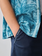 Baker by Ted Baker Blue Shirt, T-Shirt and Shorts Set - Image 7 of 13
