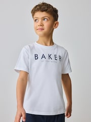 Baker by Ted Baker Blue Shirt, T-Shirt and Shorts Set - Image 8 of 13