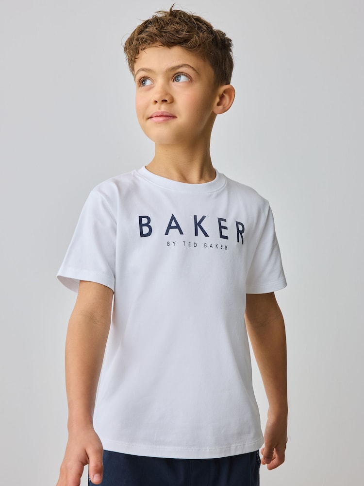 Baker by Ted Baker Blue Shirt, T-Shirt and Shorts Set - Image 8 of 13