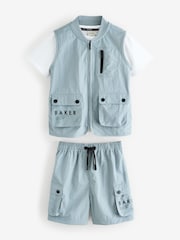 Baker by Ted Baker Gilet T-Shirt and Shorts 3 Piece Set - Image 13 of 16