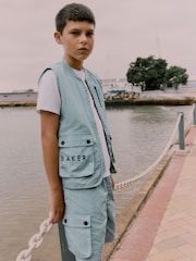Baker by Ted Baker Gilet T-Shirt and Shorts 3 Piece Set - Image 6 of 16