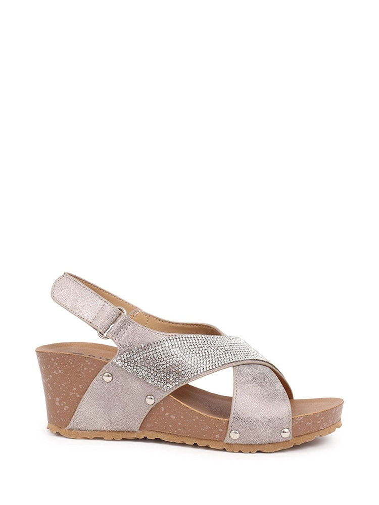 Pavers Natural Ladies Smart Sandals - Image 1 of 5