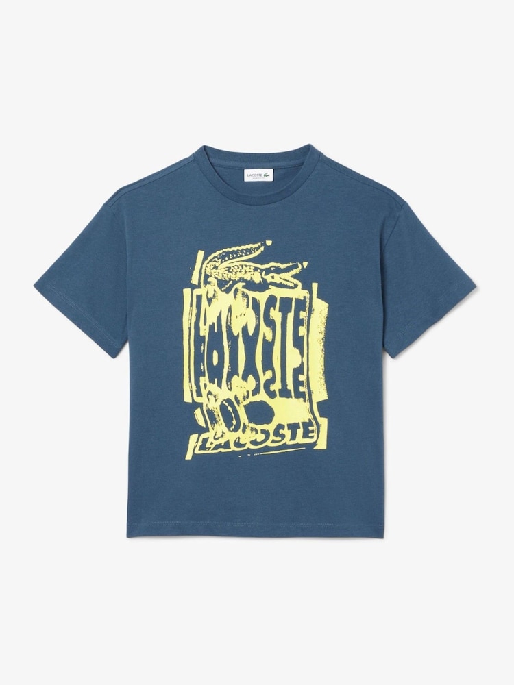 Lacoste Printed Jersey T-Shirt - Image 5 of 8