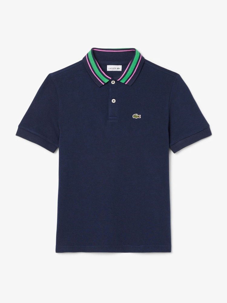 Lacoste Cotton Petite Pique Polo Shirt - Image 1 of 3