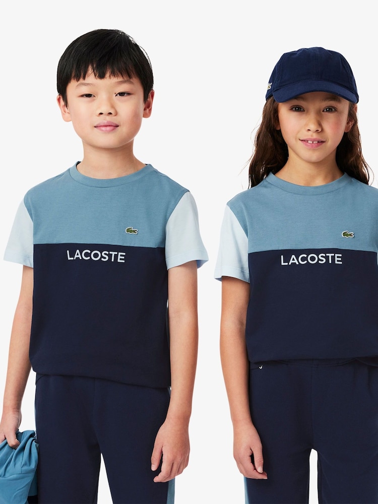 Lacoste Jersey Colorblock T-Shirt - Image 1 of 9