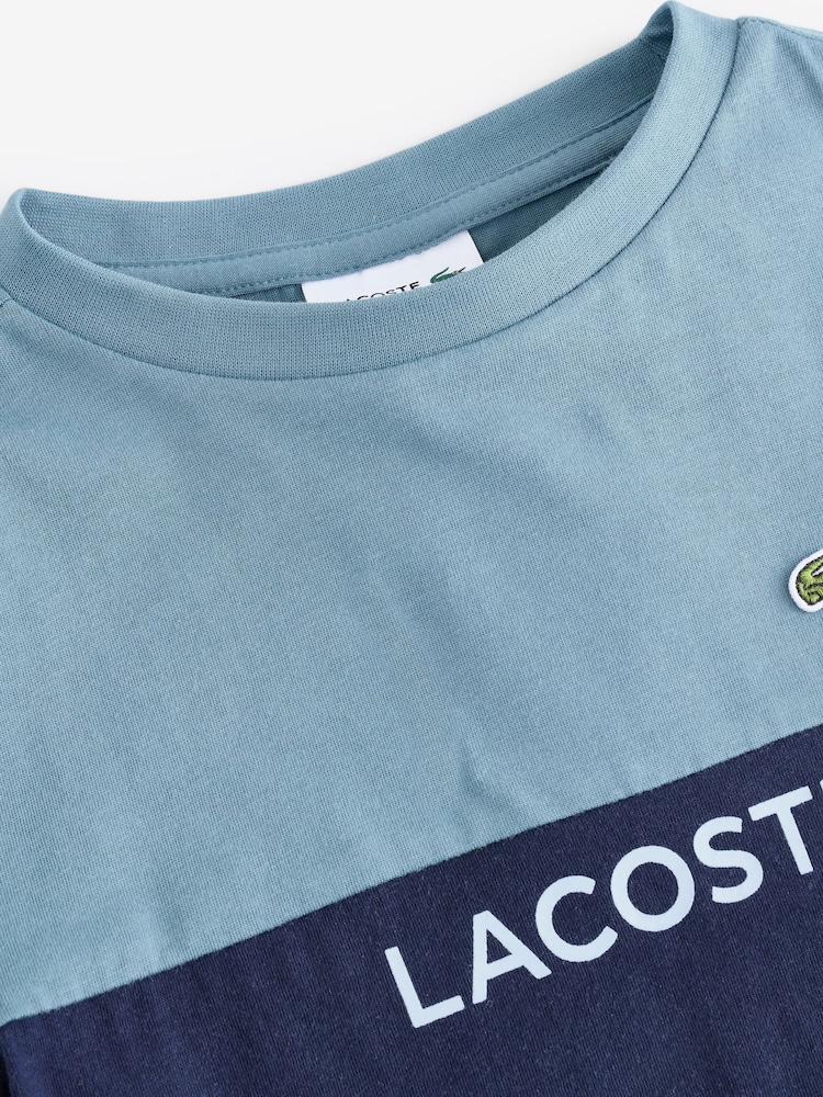 Lacoste Jersey Colorblock T-Shirt - Image 8 of 9