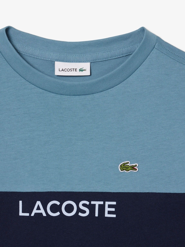 Lacoste Jersey Colorblock T-Shirt - Image 9 of 9