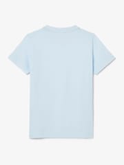 Синий - Lacoste Plain Jersey T-Shirt - Изображение 2 из 3