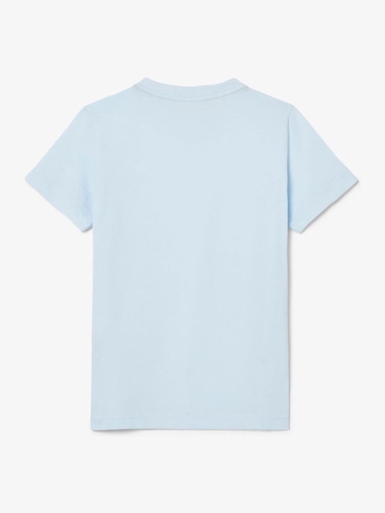 Синий - Lacoste Plain Jersey T-Shirt - Изображение 2 из 3