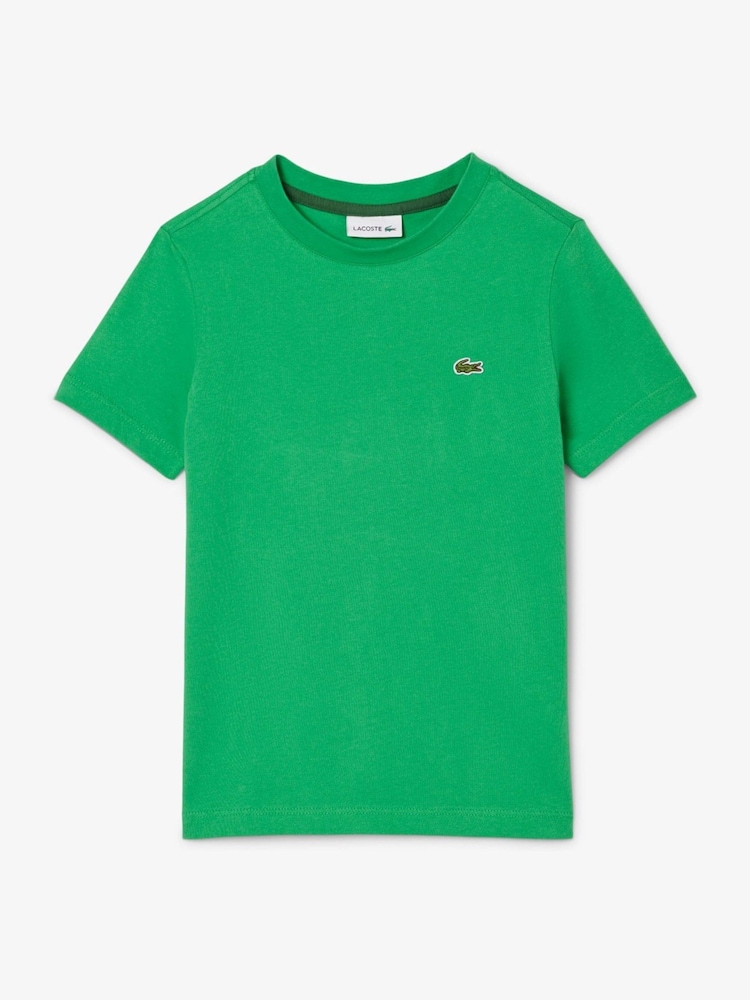 Lacoste Plain Cotton Jersey T-Shirt - Изображение 1 из 2