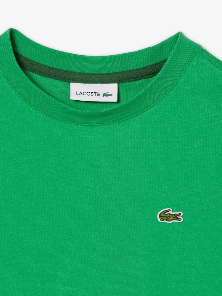 Lacoste Plain Cotton Jersey T-Shirt - Изображение 2 из 2